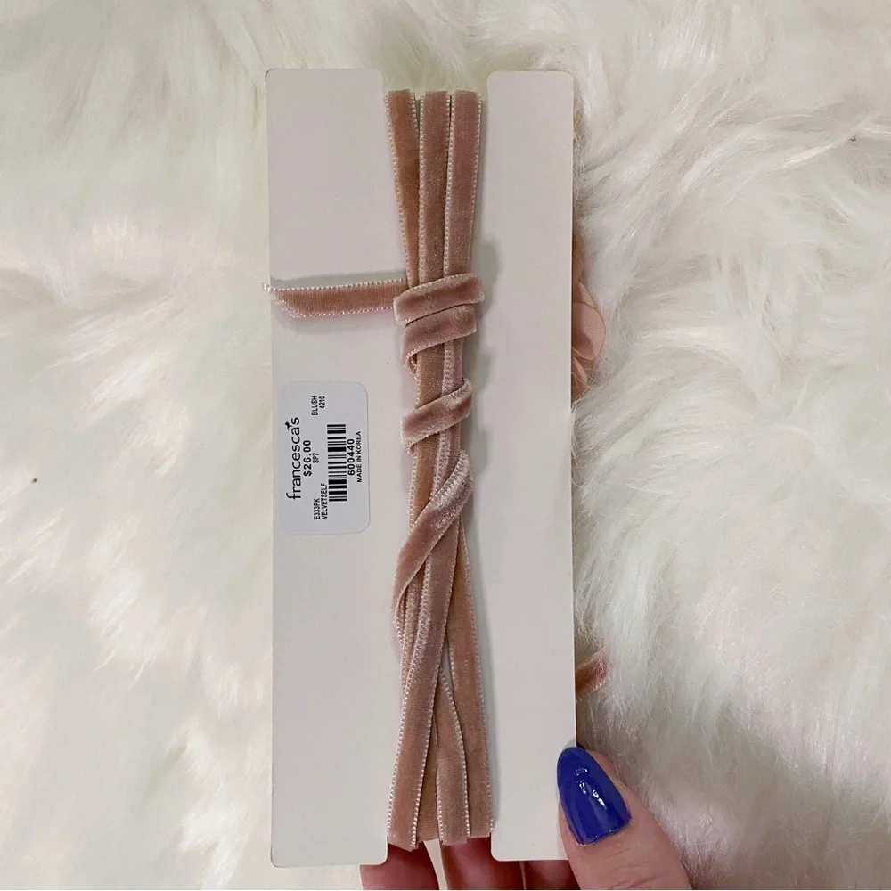 ᴇᴜᴄ ᴠᴇʟᴠᴇᴛ ᴡʀᴀᴘ ꜱᴇʟꜰ-ᴛɪᴇ ᴄᴀᴍɪʟʟɪᴀ ꜰʟᴏᴡᴇʀ ᴄʜᴏᴋᴇʀ - Picture 10 of 13